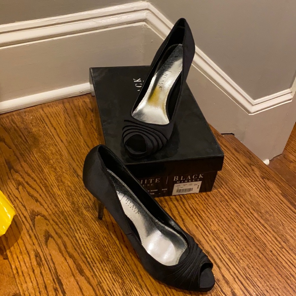 White house/black market party heels.